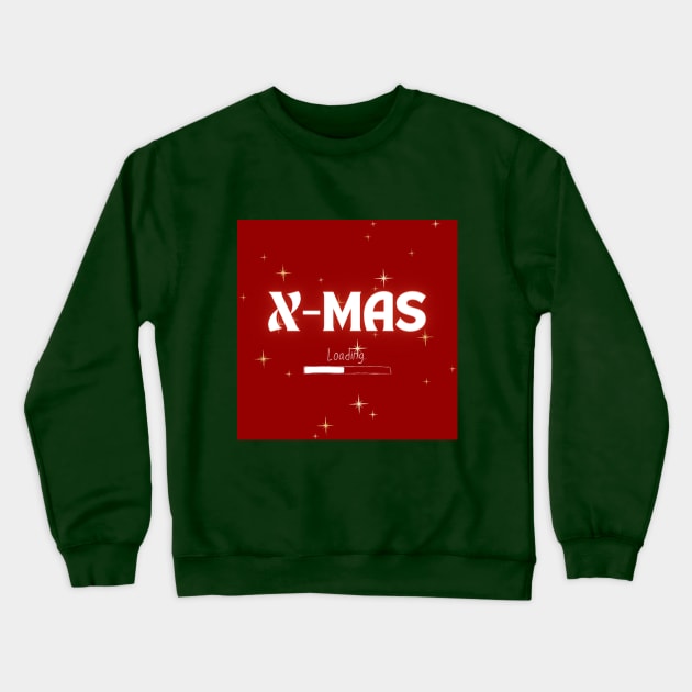 Christmas Loading Crewneck Sweatshirt by Viper Unconvetional Concept